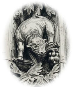 Toro en la fachada de la Catedral Nueva de Salamanca - Salamanca Guiada